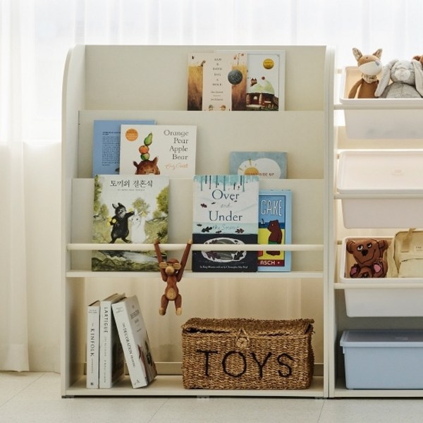  한샘 샘키즈 전면책장 870, 크림화이트(A) 