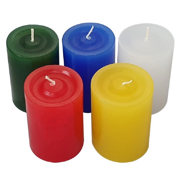  하이아트양초 냄새습기제거초[14색] 7.5x10cm, 1개, 아이보리 