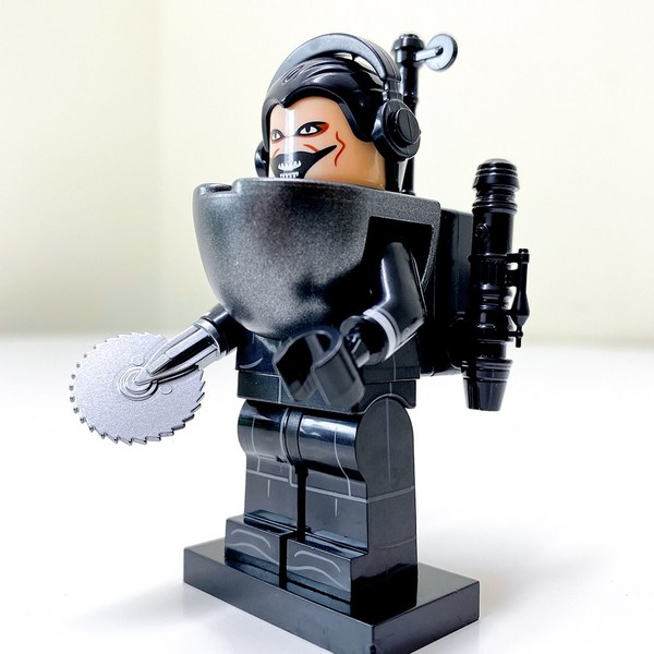 크앤비 스키비디 토일렛 미니 블록 미니미 피규어, 톱날토일렛(미니)