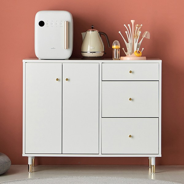  휴룸 엘사 1060 분유존 맘마존 다용도 서랍수납장, 서랍형, 그레이 