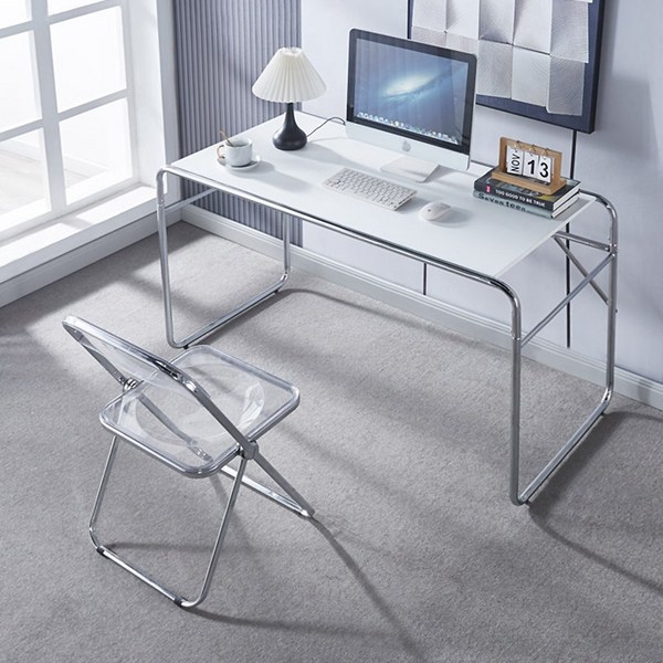 피아 미드센츄리 책상 겸 테이블 (2size), 화이트