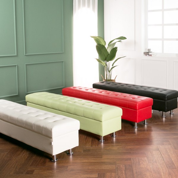 [20조한정 즉시할인쿠폰] 에보니아 레오 벤치소파의자 1500 업소용소파 카페쇼파, 아이보리