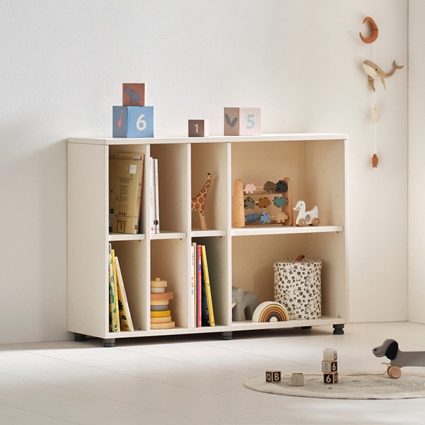  [일룸] 에디키즈 2단 1000폭 교구장, IV(아이보리) 