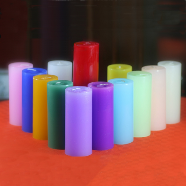 하이아트양초 원기둥양초 14색 [6.2x15cm], 1개, 빨간색