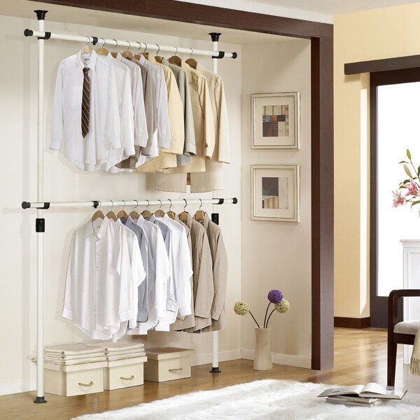 왕자행거 왕자 2단조절행거(38mm)_546, 아이보리분체도장