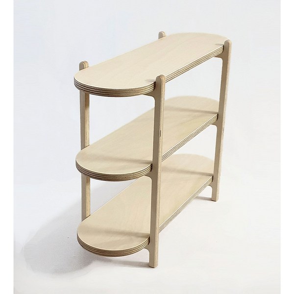 자작나무 3단 선반