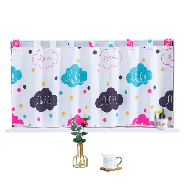  방수 미니 커튼 욕실 주방 창문 커튼 a waterproof curtain 다소미얼 