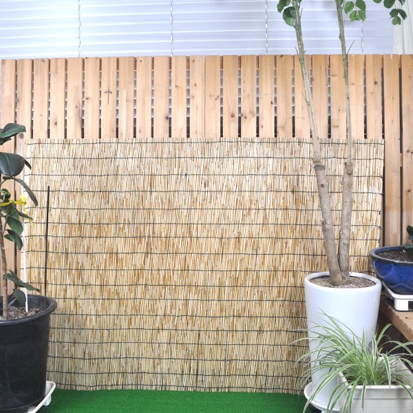  프리미엄 갈대발 문발인테리어 천연발 블라인드 햇빛가리개 울타리가림막 베란다 화단보호 