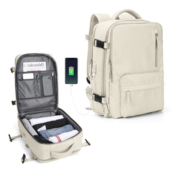 ANYOU 확장형 여행용 백팩 대용량 출장 노트북 가방