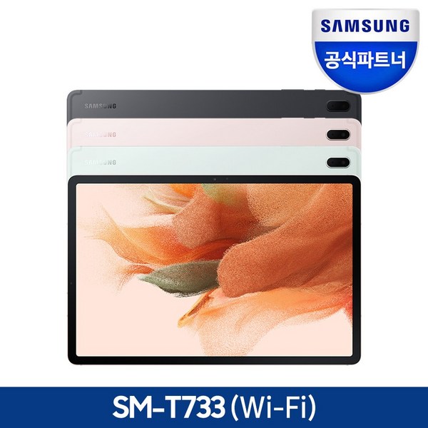 삼성전자 갤럭시탭 S7 FE SM-T733, 미스틱 블랙, 128GB, Wi-Fi