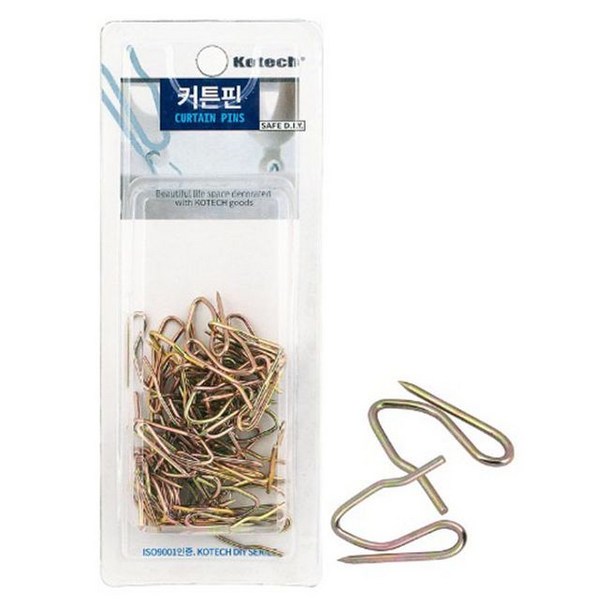 코텍스 커튼핀 50개입 커텐 부자재 커텐부품 커텐부속품 