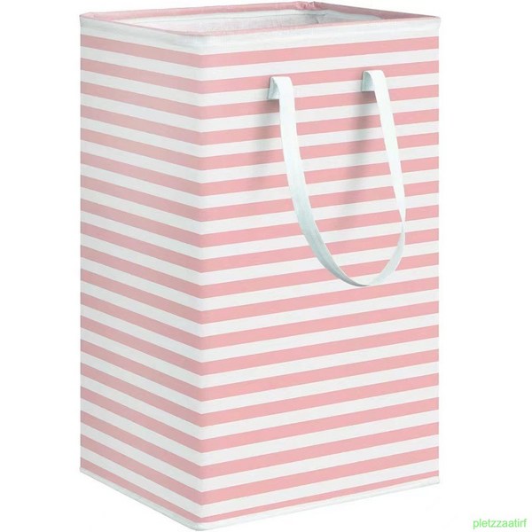  대용량 분리수거 귀곰 빨래바구니 코팅 패브릭 100L 72L, 03_ 40x30x60(72L) 와이드 그레이스트라이 