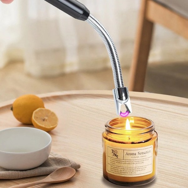 무료 포커스 충전식 플라즈마 점화기 캔들라이터 가스렌지점화기 캠핑라이터 전자라이터, 충전식 토치라이터/레드