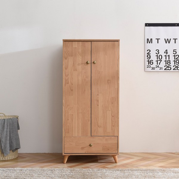  리버퍼니쳐 드뤽스D6 600 원룸 작은 옷장 낮은옷장 행거, 엘다 