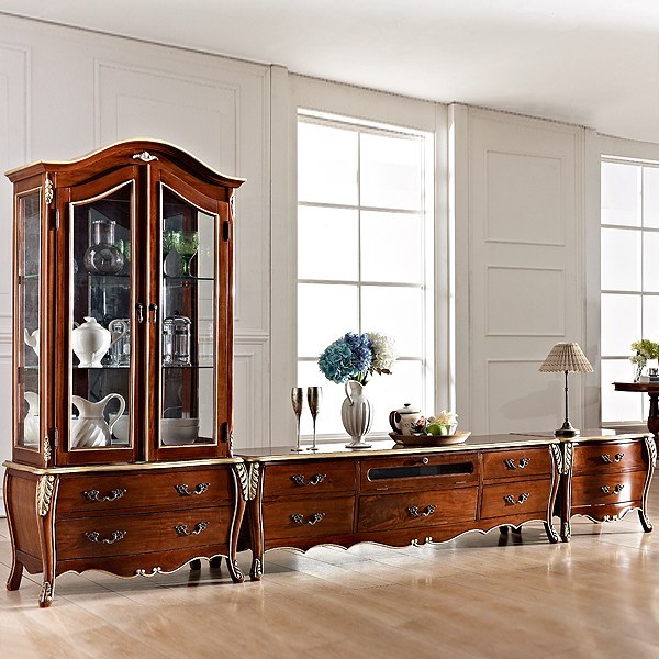 미즌하임 로잔 거실장세트, 로잔거실장세트-엔틱