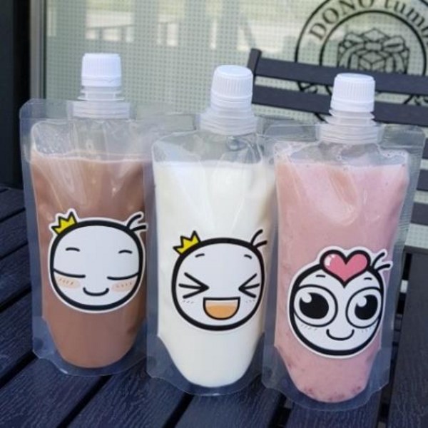 바이올팩키지 스파우트 파우치 200ml 15파이 100매