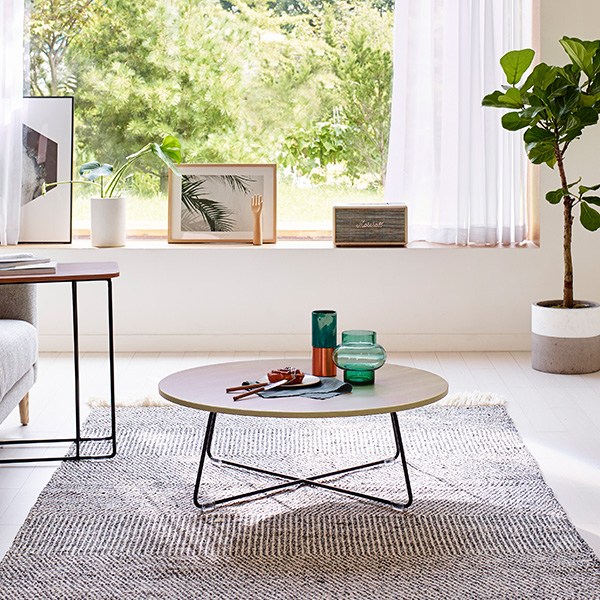 일룸 노마 900폭 원형테이블, 핀란드아이보리 (FIVCHO)