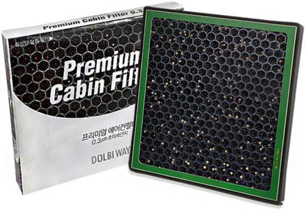 돌비웨이 프리미엄 초미세먼지 자동차 에어컨필터, 9호, 1개