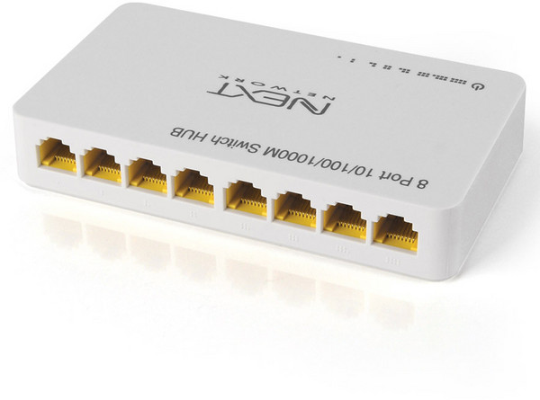 넥스트유 8포트 기가비트 스위치허브, NEXTU-6008GH, 1개