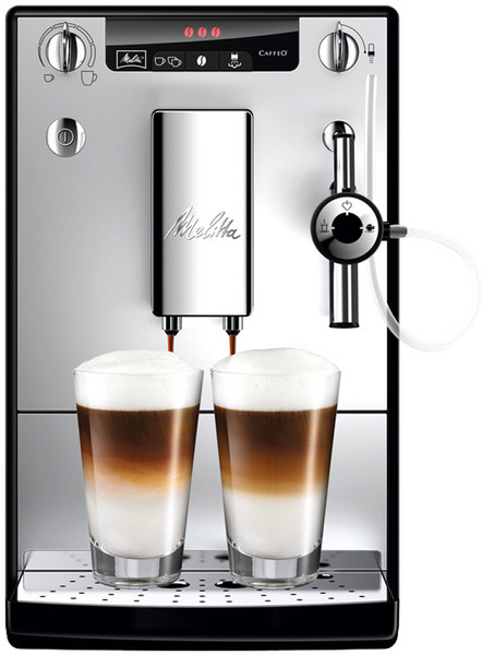 밀리타 카페오 솔로앤퍼펙트밀크 전자동 커피머신, 실버, E957-103