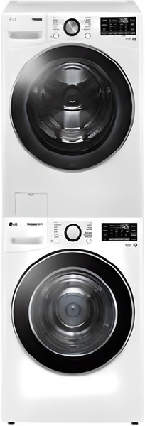 LG전자 트롬 세탁기 F24WDWP + 건조기 RH19WTWN 24kg + 19kg 방문설치, 화이트유광