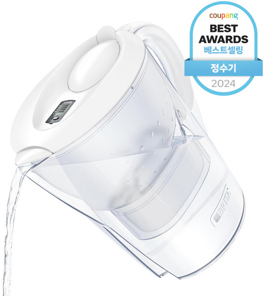 브리타 정수기 마렐라XL 화이트 3.5L 1개 고객직접설치, 마렐라XL White