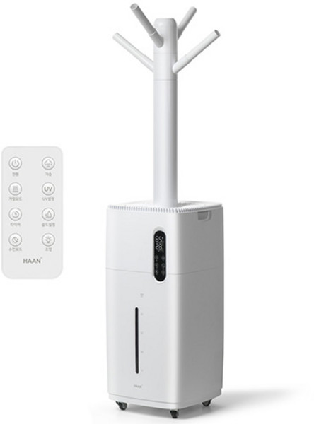 한경희생활과학 7컬러 무드등 대용량 복합식 가습기 27L, 화이트, HAAN-HD900A