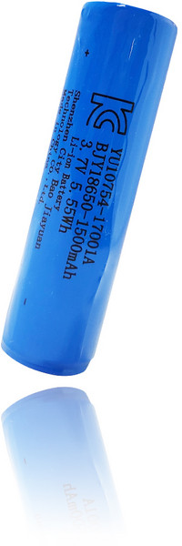 슈와츠코리아 충전용 건전지 18650 배터리 1500mAh, 1개, 1개입