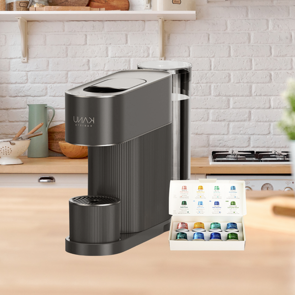 카누 바리스타 캡슐 커피머신 어반 전용머신 웰컴캡슐키트 에스프레소 홈카페 아메리카노 원두커피, 차콜 브라운