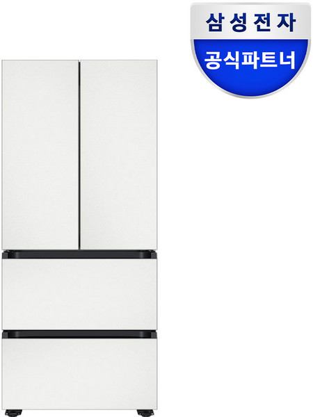 삼성전자 비스포크 AI 김치플러스 1등급 4도어 RQ49DB94Y1AP 490L 스탠드형 김치냉장고 색상선택