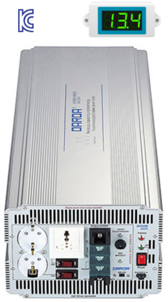 [당일] DK1280/DK1280A DC12V 8000W (8KW) 피앤케이하이테크 다르다 정현파 차량용인버터 DK시리즈, 1개