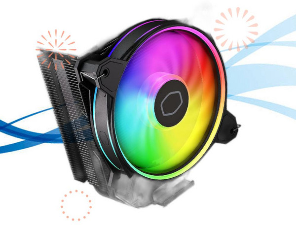 Cooler Master 쿨러마스터 amd 쿨러 Hyper 212 Halo CPU 블랙 MF120 Halo2 ARGB TD