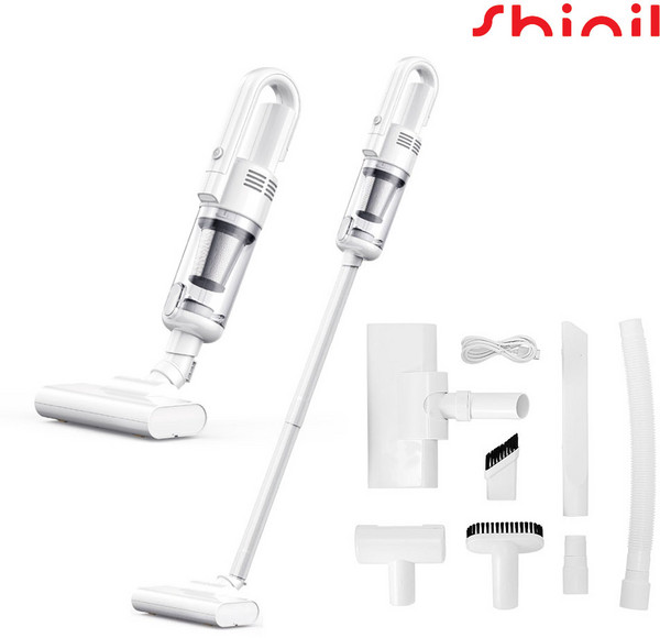 신일 프리미엄 DC모터 파워 핸디형 5중필터링 무선청소기, 화이트, SVC-ANN9SJ