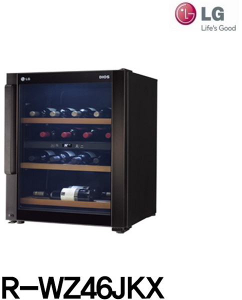 LG 매립형 빌트인 와인셀러 R-WZ46JKX 135L(최대43병) 와인냉장고, 혼합색상