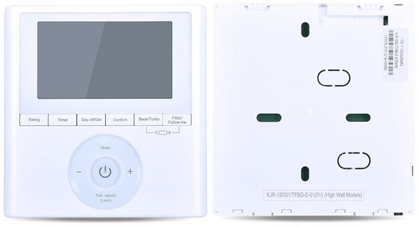 [ 365048 ] 교체용 17317100A25453 에어컨 리모컨 Midea 유선 벽 KJR-120G1 TFBG-E-01과 호환
