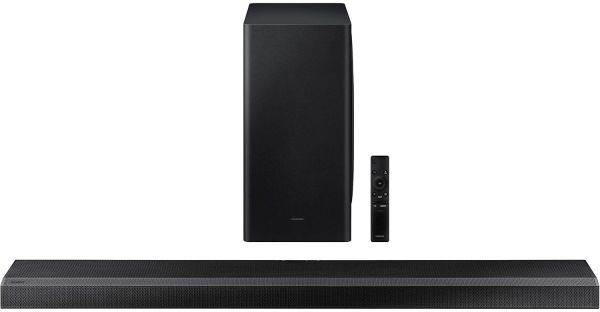 사운드바 삼성 HW-Q60T 5.1ch 사운드바3D 서라운드 사운드 및 어쿠스틱 빔 포함 2020 블랙, Soundbar Only, HW-Q800A/ZA