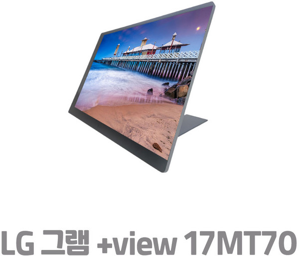 LG전자 그램 +view 17MT70 포터블 모니터 43.1cm WQXGA 스피커 휴대용