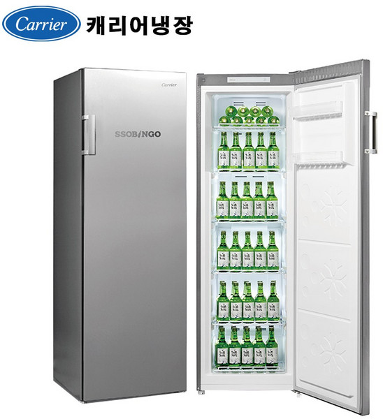 캐리어 CSB206FFMM 블랙메탈 144병 주류 소주냉동고 자가설치, 1층앞자가설치