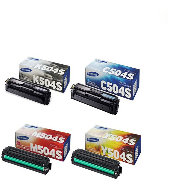 삼성 삼성 SL-C1404W SL-C1453FW SL-C1454FW CLP-415N 프리미엄정품토너, 정품CLT-504S 4색한세트, 1개