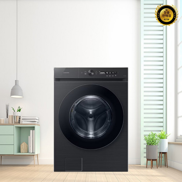삼성전자 비스포크 WF21CB6850BV 그랑데AI 드럼세탁기 21kg 블랙색상, 블랙캐비어