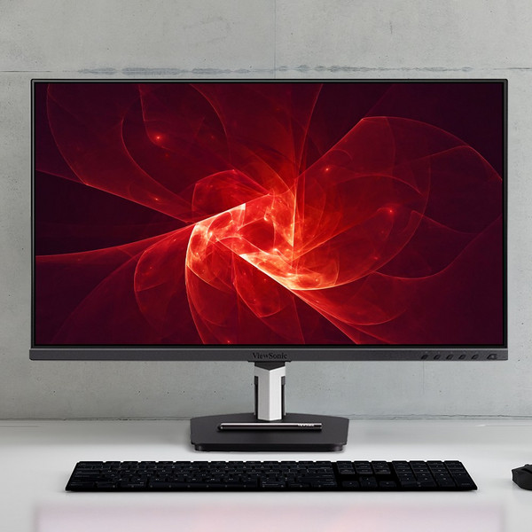 뷰소닉 TD2455 24인치 터치 모니터 FHD IPS 10point 데이지체인 듀얼힌지 윈도우 Mac 호환, 단일옵션