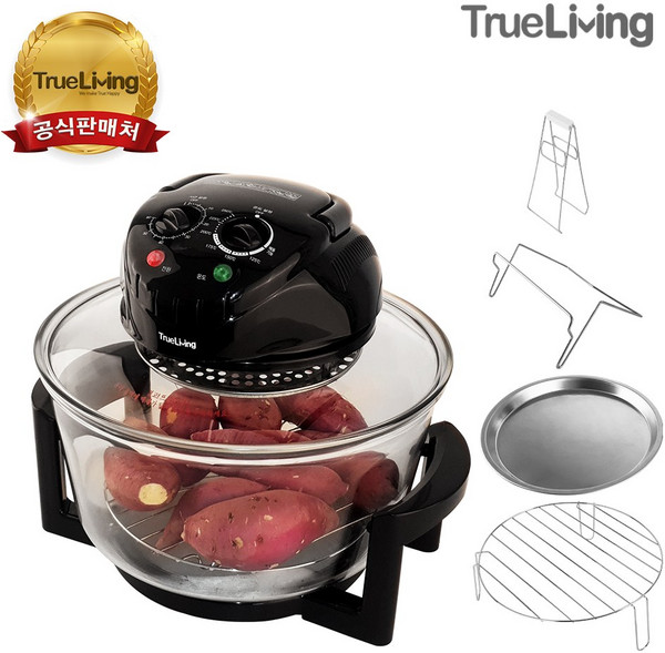 트루리빙 광파오븐 풀세트 열기 할로겐 turbo oven korea 전기 turbo cooker 고구마 굽는 기계 굽는전기제품 뜨거운 공기 오븐 hot air oven 군고구마