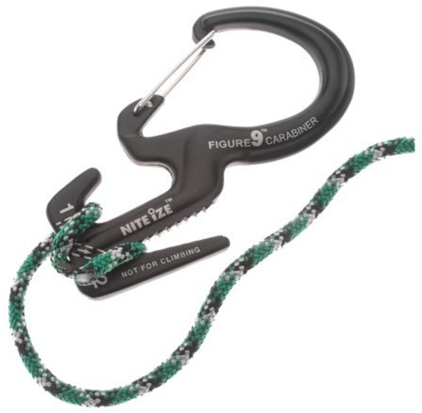 나잇아이즈 피겨 9 카라비너 Large Black, FIGURE 9 CARABINER LARGE, 1개