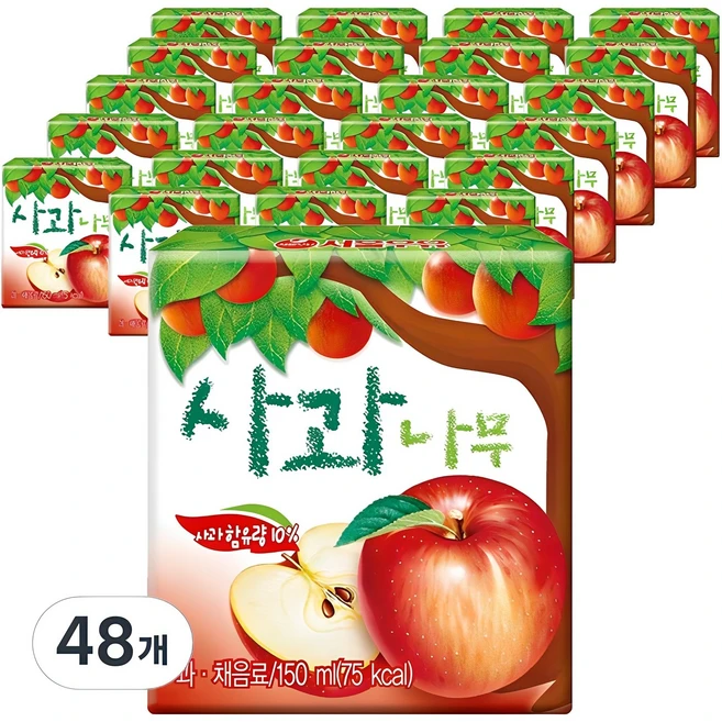 추천4 사과 100 % 사과쥬스팩