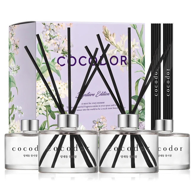 코코도르 퍼퓸 디퓨저, 양재동 꽃시장, 200ml, 4개