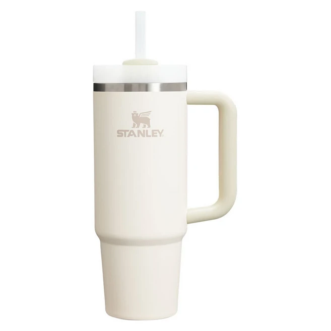 스탠리 퀜처 H2.0 플로우스테이트 텀블러, 크림 2.0, 887ml, 1개