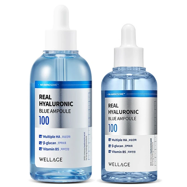 웰라쥬 리얼 히알루로닉 블루 100 앰플 100ml + 75ml 세트, 1개