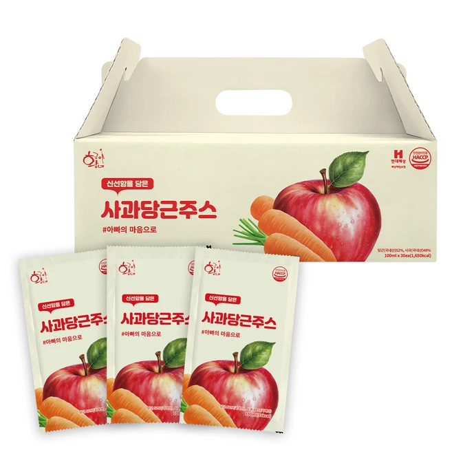 추천1 당근 사과쥬스 100 %