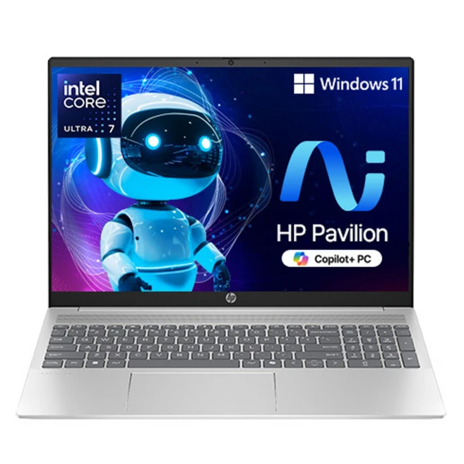 HP 2024 파빌리온 16 코어Ultra7 인텔 14세대, Natural silver, 512GB, 16GB, WIN11 Home, 16-af0065TU