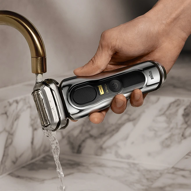 BRAUN 시리즈 9 프로 플러스 전기면도기, 9566cc, 크롬